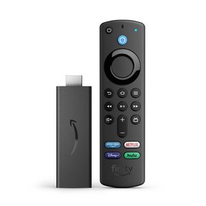 lot 53443 image: Amazon - Fire TV Stick (3rd Gen) with Alexa Voice Remote (includes TV controls)  HD streaming device  2021 release - Black