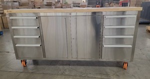 lot 53450 image: Trinity 72 inch rolling workbench