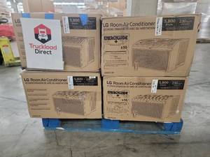 lot 56852 image: LG room air conditioners 5,800 BTU 9 count