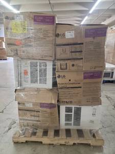 lot 56863 image: LG 12,000 BTU Window Air Conditioner LW1222ERSM