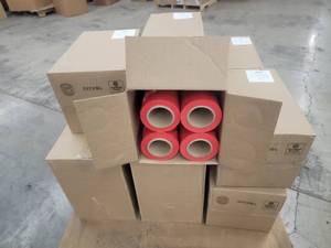 lot 60689 image: 52 Red Wrap Rolls (13 Cases of 4)