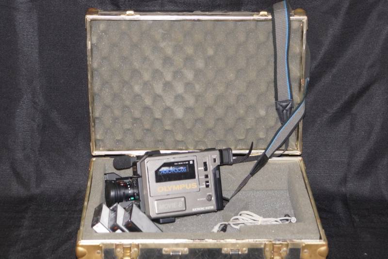 lot 225 image: Camcorder and Protective Metal Case