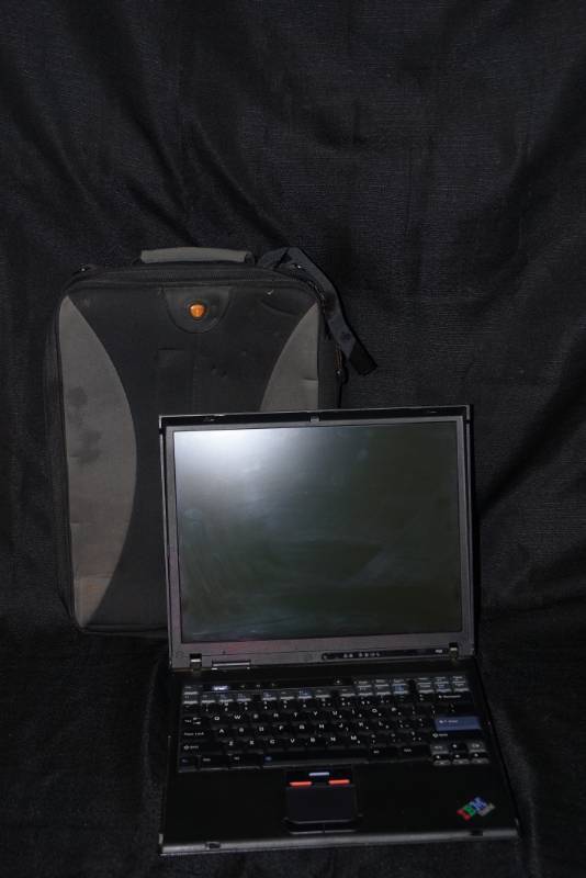 lot 226 image: IBM Thinkpad Laptop and Case