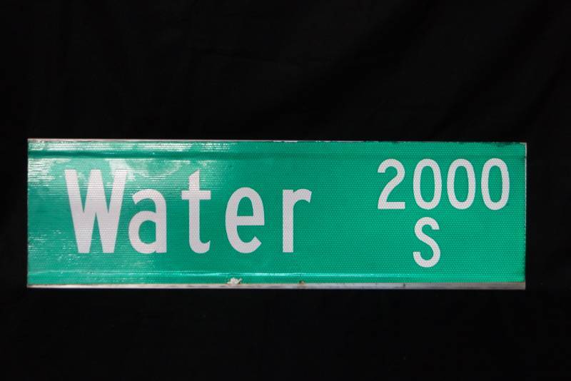 lot 243 image: Wichita Street Sign- WATER Street 2000 S.