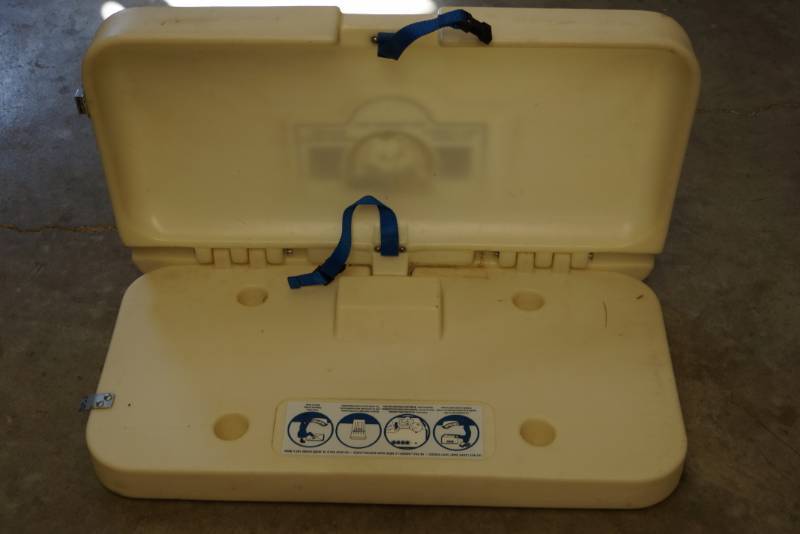 lot 393 image: Commercial Baby Diaper Wall Mounted Changing Station