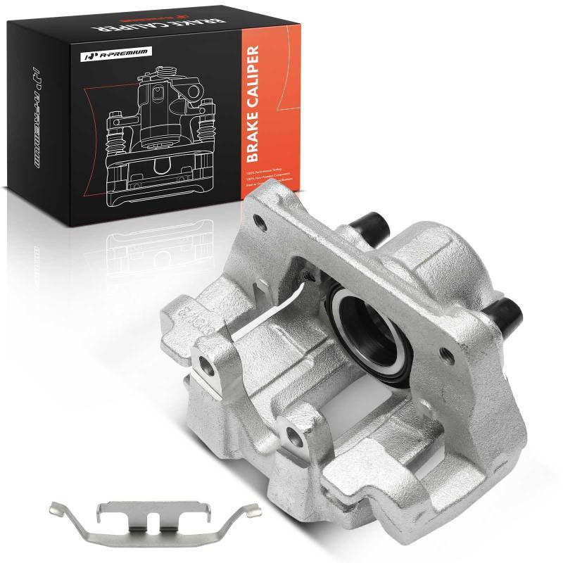 lot 50394 image: A-Premium Disc Brake Caliper Assembly with Bracket Compatible with BMW Vehicles - X3 2011-2017, X4 2015-2018 - Front Right Passenger Side