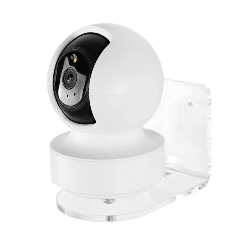 lot 40390 image: TIUIHU Acrylic Wall Mount BracketHolder Compatible with Kasa Indoor PanTilt Smart Security Camera and TP-Link Tapo C210C200 - Retail $15