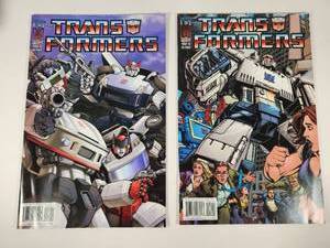 Transformers IDW Issue #0 Comic Book Set with Variant