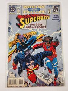 lot 123 image: Superboy Worlds Collide #7 DC Comic Book