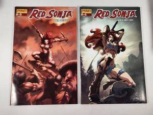 lot 124 image: Red Sonja Goes East One Shot Comic Book with Variant