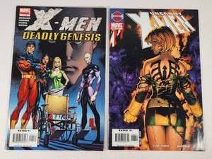 lot 146 image: X-Men Deadly Genesis and Uncanny X-Men #468 Comic Set