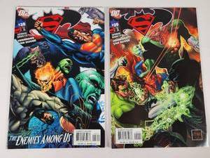 lot 154 image: DC Comics SupermanBatman #28 & #29