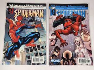 lot 161 image: Marvel Knights Spider-Man #1 & #6 Comic Set
