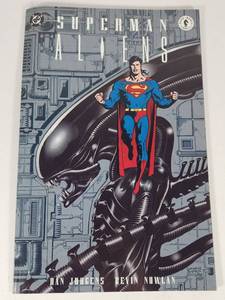 lot 181 image: Superman Aliens Comic Book by Dan Jurgens & Kevin Nowlan