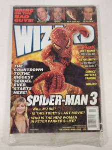 lot 238 image: Wizard Magazine #169 Spider-Man 3 Cover (November 2005) - Sealed