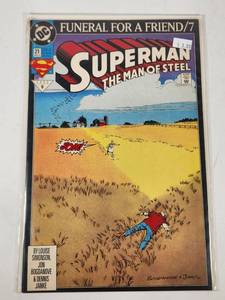 lot 241 image: Superman The Man of Steel #21 - Funeral for a Friend