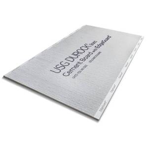 lot 20630 image: DUROCK Brand 0.25-in x 36-in x 60-in Cement Backer Board