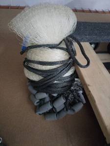 lot 20643 image: hand throw fishing cast net