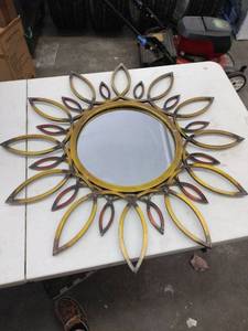 lot 20770 image: Copper Grove White River Metal Mirror
