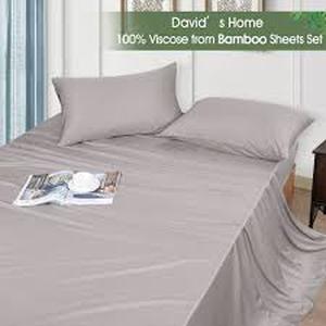 lot 20620 image: Davids Home King Hypoallergenic Bamboo Sheet Set