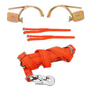 lot 20636 image: Qrenia Tree Climbing Spikes, Adjustable Non Slip Pole Climbing Gear