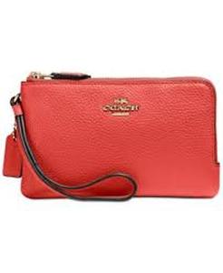 lot 20762 image: Coach Corner Zip Wristlet