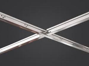 lot 20663 image: Donn USG Suspension System Molding - Taupe