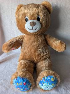 lot 2422 image: Build-A-Bear Birthday Theme Plush Bear
