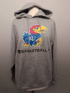 lot 2433 image: Kansas Jayhawks NCAA Basketball Hoodie - Size Medium&nbsp