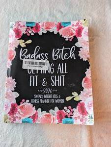 lot 2446 image: 2026 Floral Fitness Planner