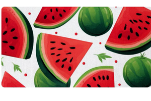 Watermelon Print Kitchen Mat