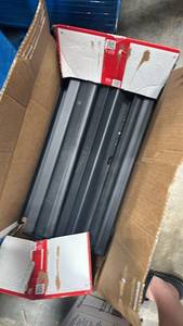 lot 22001 image: Gorilla Rack Heavy Duty Industrial Storage  Rack - 4 Tier 2,000 Lb capacity little damage on upright