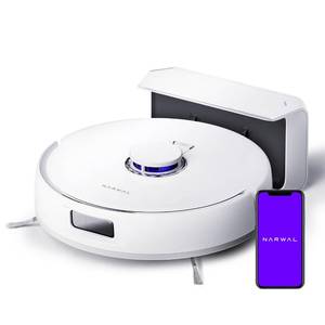 lot 22009 image: Narwal Freo X Plus Robot Vacuum and Mop, 7-Week Dust Storage, 7800Pa Suction, Zero Tangles, Tri-Laser Obstacle Avoidance, LiDAR Navigation, Self Vacuum Cleaner for Pet Hair, Hard Floor, Carpet