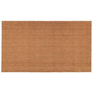 lot 22012 image: Calloway Mills 153552436 Natural Coir with Vinyl Backing Doormat, 24 x 36, Natural