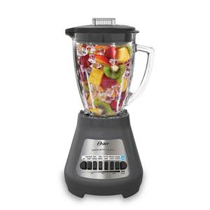 lot 22025 image: Oster� Classic Series 8-Speed Blender with 6-Cup Glass Jar, Gray base works