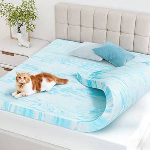 lot 21009 image: NEWBULIG Mattress Toppers Memory Foam Full, 2 Inch Thick Bed Topper Pad Cooling Gel Infused Soft Comfy Padding Breathable for Sleeper Sofa Couch RV Camper, CertiPUR-US Certified