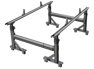 lot 20485 image: StarONE Heavy Duty Truck Ladder Rack with Side Bars, Aluminum Truck Bed Rack Fit for Ford F150Ram 1500Chevy SilveradoGMC Sierra(No Bed Rails), 900 LBS Capacity for Carrying LumberLadderKayak - Retail $499