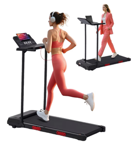 lot 20497 image: Walking Pad Treadmill with Handle Bar, 3.5HP Compact Electric Walking Pads Treadmills with Handles for Home Apartment Small, 0.6-10MPH Portable Small Treadmill Home, 400LBS Capacity - Retail $199