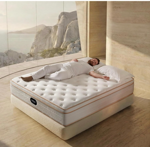 lot 20498 image: Queen Size Mattress 14 Inch, Medium Firm with Memory Foam and Individually Wrapped Pocket Coils, Fiberglass-Free, CertiPUR-US Certified - Retail $269