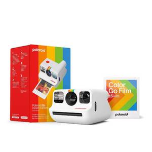 Polaroid Go Generation 2 - Mini Instant Camera + Film Bundle (8 Photos Included) - White (6282) - Retail: $106