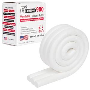 lot 36157 image: 900 Moldable Silicone Putty - White Circular Shape - Retail $10