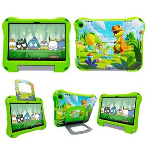 lot 62259 image: 8 inch Tablet Case,(Compatible with 12th10th Generation 202420222020) Light Weight Shock Proof Convertible Handle Stand Kids Case(Incompatible with iPad Samsung 8 inch Tablet) (Green) - Retail $12