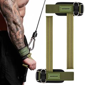 lot 62320 image: Non-Slip Wrist Straps for Weightlifting Deadlifting, Gym Lifting Straps with D Rings for Cable Machine Workout, 10mm Neoprene Padded Weight lifting Wrist Wraps for Men Women (Green, M (6.3-7.5inch)) - Retail $16