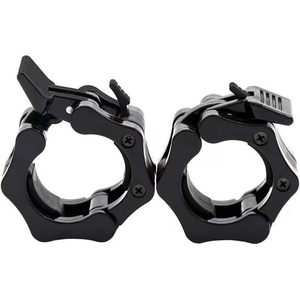 lot 62326 image: 2 inch Barbell collars clamps Olympic Barbell Collar 2 inch Quick Release Locking 2 Pro Weight Bar Plate Locks Clamp Clips for Work out Weightlifting Fitness Training - Retail $13