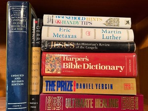 lot 15 image: Books - Medical, Household, Religious and More