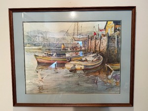 lot 34 image: Framed Art - Misty Mornings, James M Sessions