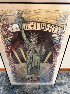 Framed Art - Statue of Liberty Print, James Grashow