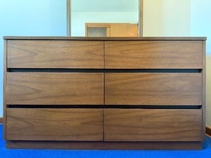 MCM Dresser w/ Mirror, 2 Pieces