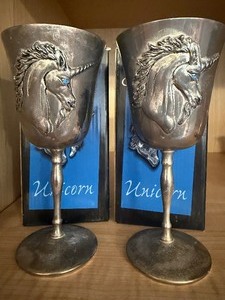 lot 25 image: Unicorn Goblets