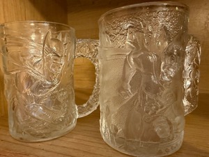 lot 27 image: Batman and Robin, Batman Forever McDonalds Mugs